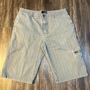 Vans stripped skater shorts